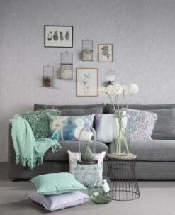 TAPPE - Sierkussen 45x45 Cm - Mint - Groen - Pasteltint - Inclusief Binnenvulling 10 TAPPE - Sierkussen 45x45 Cm - Mint - Groen - Pasteltint - Inclusief Binnenvulling -Dutch Decor 977x1200