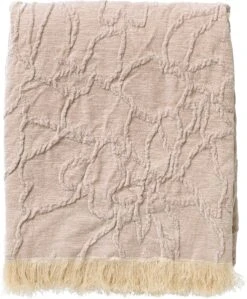 Dutch Decor - FLORINE - Plaid 140x180 Cm Pumice Stone - Beige - Deken